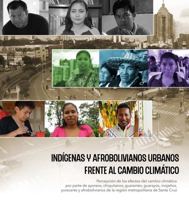 Book Cover: Indígenas y Afrobolivianos urbanos frente al cambio climático